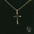 9ct Yellow Gold Small Plain Cross Pendant
