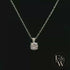 Sterling Silver 1ct Single Stone Moissanite Pendant
