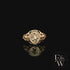 9ct Yellow Gold Royal Lion Signet Ring