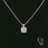 9ct Rose Gold & Solitaire Moissanite Pendant
