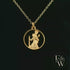 9ct Yellow Gold Saint Christopher Pendant
