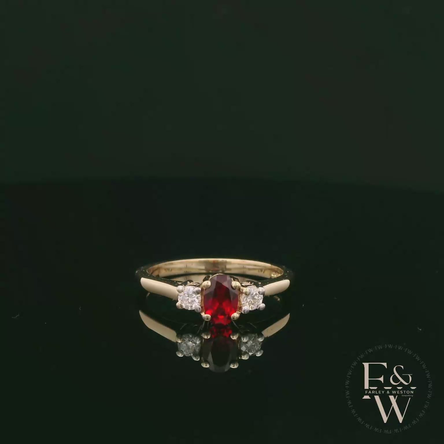 9ct White Gold Single Stone White Moissanite Ring