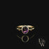 9ct Yellow Gold Amethyst Single Stone Ring