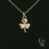 9ct Yellow Gold 3 Leaf Clover Pendant