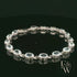 Sterling Silver Oval Blue Topaz Bracelet