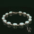 Sterling Silver Oval Cultured Opal Bracelet