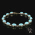 Sterling Silver Oval Turquoise Bracelet