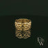 9ct Yellow Gold Fully-Woven Design Band Ring