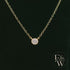 9ct Yellow Gold Single Stone Diamond Necklace