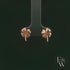4 Leaf Clover 9ct Rose Gold Studs