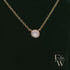 9ct Rose Single Stone Lab Grown Diamond Necklace