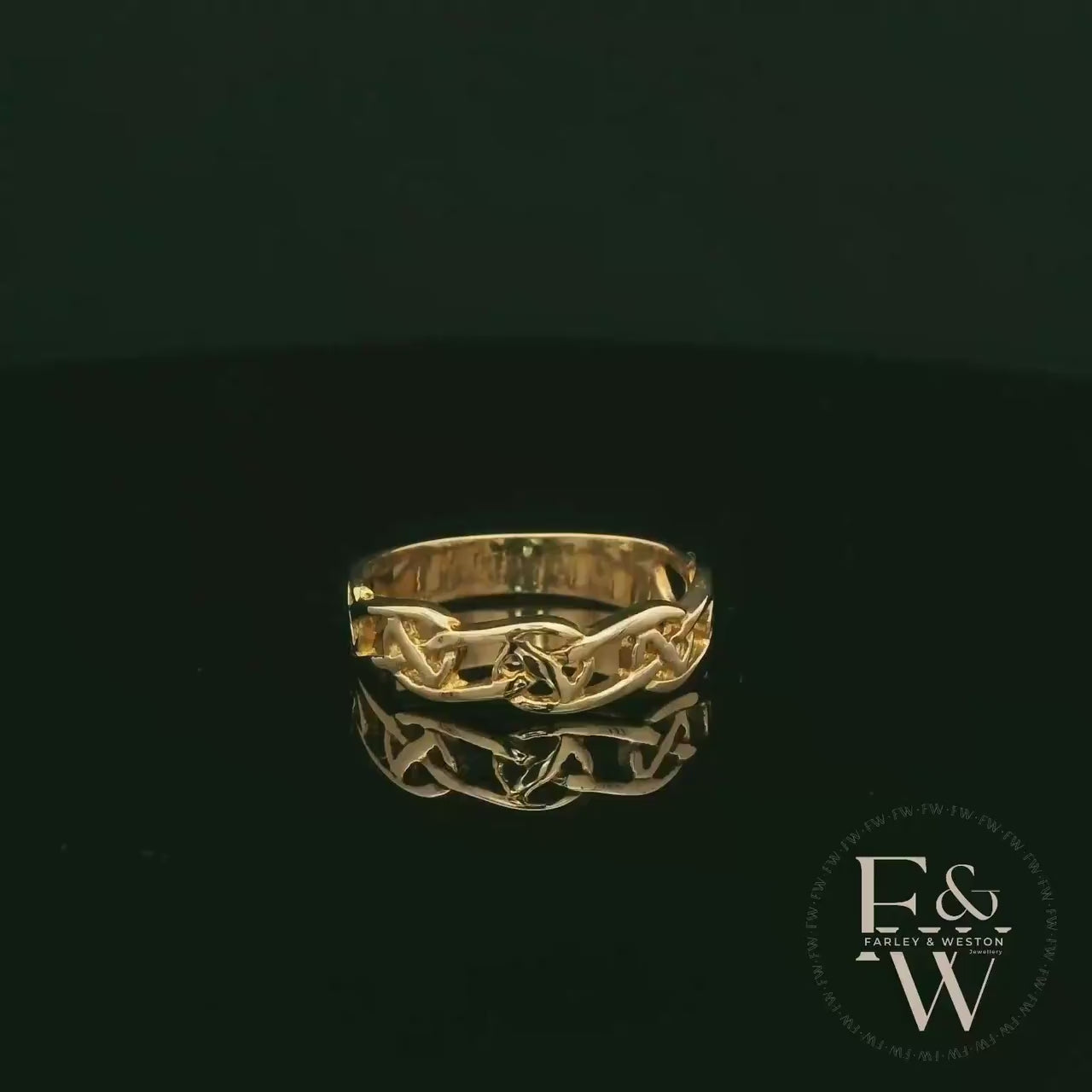 9ct Yellow Gold Celtic Ring
