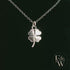 9ct White Gold 4 Leaf Clover Pendant