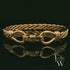 Twist Bangle Heavy Handmade 9ct Gold 27g UK Hallmarked