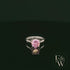 Sterling Silver Pink CZ Solitaire Ring
