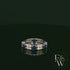 18ct White Gold Royal Blue Oval-Cut Sapphire & Diamond Ring