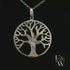 9ct White Gold 'Tree of Life' Pendant