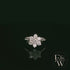 Swarovski Silver & White CZ Floral Ring